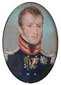 miniature portrait by Christian Tangermann, ca. 1815