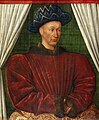 Different copy of the same portrait by Jean Fouquet