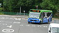 English: Thames Travel 710 (YJ10 MFK), an Optare Solo, in Bracknell bus station, Bracknell, Berkshire, on route 156. Thames Travel took over several Bracknell town services routes from First Berkshire & The Thames Valley, after First lost the contract. Thames Travel started the services from their new base in Bracknell, on 29 May 2010, with a small fleet of brand new 10-reg vehicles.