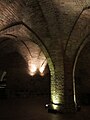 Original Gothic basement under the castle