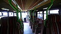 Southern Vectis 758 Thorness Bay (R758 GDL), a Volvo Olympian/Northern Counties Palatine. This is the downstairs interior, looking back to front.}}