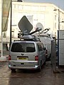 TV Sat Link Van outside Liverpool Crown Court