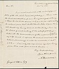 Thumbnail for File:A. Hammond to George Coffin, 14 November 1832 - DPLA - a0bca8117fceea678cb94e226de81c80 (page 2).jpg