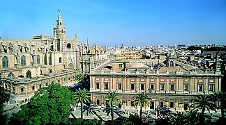 View over the Cathedral and Archivo de Indias