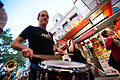 Musicians performing as part of Fete de la Musique.