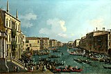 Canaletto, A Regatta on the Grand Canal, c. 1740