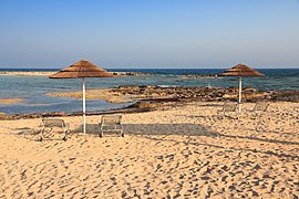 02 Cyprus vacation, sandy beach of Ayia Thekla, Sotira, Cyprus.jpg