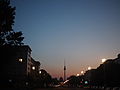 Berliner Fernsehturm mit Abendstern