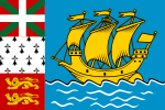 聖皮埃與密克隆群島（Saint-Pierre and Miquelon）旗幟（非官方）