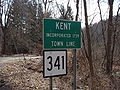 File:Kent CT - road sign.jpg