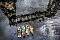 Reflected in the Riachuelo. Nicolás Avellaneda Bridge. Author: Jorge Néstor Guinsburg