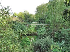 142 La Tordera i el pont de ferro de Can Guinyau (Santa Maria de Palautordera).jpg