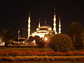 Sultan Ahmed Mosque by night