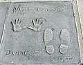 Matt Damon's hand/footprints