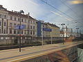 Gleise 6 und 7 bei der Ausfahrt aus Wien Westbahnhof