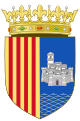 Former Coat of Arms of Valencia party with the Royal Arms of Aragon (16th-18th Centuries)