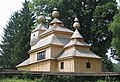 Wooden churches in the Slovak region of the Carpathian Mountains