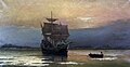 "Mayflower in Plymouth Harbor" by William Halsall, 1882