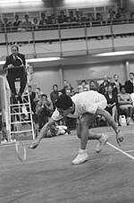 Thumbnail for File:Nationale Badmintonkampioenschappen te Eindhoven, Bestanddeelnr 913-2746.jpg