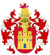 Coat of Arms of Castile with the Royal Crest.svg