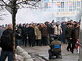 Filmmaking of "Black Thursday" on ulica Świętojańska in Gdynia