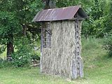 English: Haystack in Rateče, Slovenia