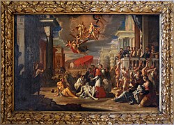 Sigismondo caula, san carlo borromeo somministra l'eucarestia agli appestati, 1670-75 ca.jpg