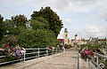 Pont de l'Arsenal et place Charles Valentin.