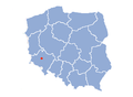 Corsu: Situazione di Legnica / English: Location of Legnica / Français: Localisation de Legnica / Polski: Lokalizacja Legnicy