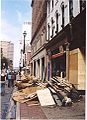 Damage on Barrington Street after Hurricane Juan, Sep. 29, 2003