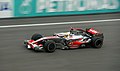 Hamilton at the 2008 Malaysian GP