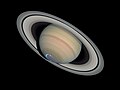 Saturn with auroras