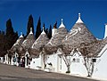 Typical trulli houses in Alberobello