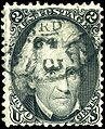 2-cent US postage stamp, 1863 (the Black Jack)