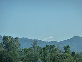 View from Redding, California