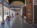 The gallery around the courtyard