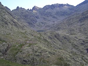 Cirque glacier of Gredos