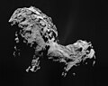 Comet 67P on 19 September 2014 NavCam mosaic