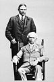Portrait of Sir Wilfrid Laurier (seated) with W.L. Mackenzie King, 1912