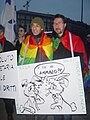 Protesta per i pacs - Milano, 15 febbraio 2005.