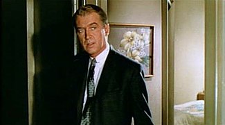 Vertigo 1958 trailer Stewart looking.jpg