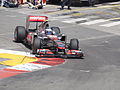 Button at the Monaco GP