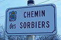 Chemin des Sorbiers in Crâche