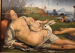 Piero di cosimo, Venere, Marte e Amore, 1505 circa, 02.jpg