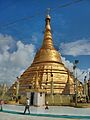 The pagoda itself, unusually hollow, containing a hair relic of Buddha