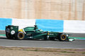 Heikki Kovalainen testing at Jerez, February.