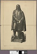 Portrait of Bronze memorial of John Bunyan at Bedford (4673656).jpg