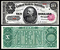 $10 (1890) Philip Sheridan.