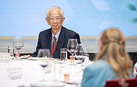 Yuan T. Lee at the banquet after the meeting of the members of Academia Sinica 2024-07-01.jpg