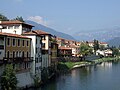 View from the Ponte degli Alpini